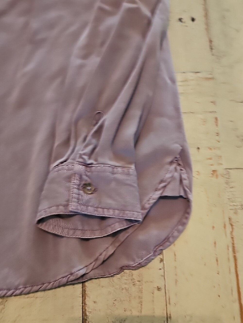 Light Heather Purple Button-Down Women's Shirt - Butter Soft 🌻 - Picture 5 of 9